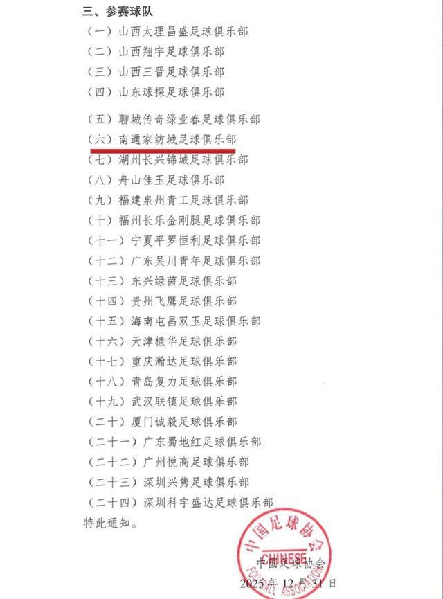 乐鱼app-江苏唯一！南通家纺城足球俱乐部即将出征2026中国足协杯资格赛